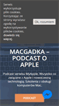 Mobile Screenshot of macgadka.pl