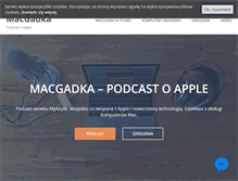 Tablet Screenshot of macgadka.pl